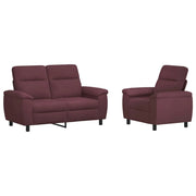 Set di divani 2 pcs Viola Tessuto 3430590