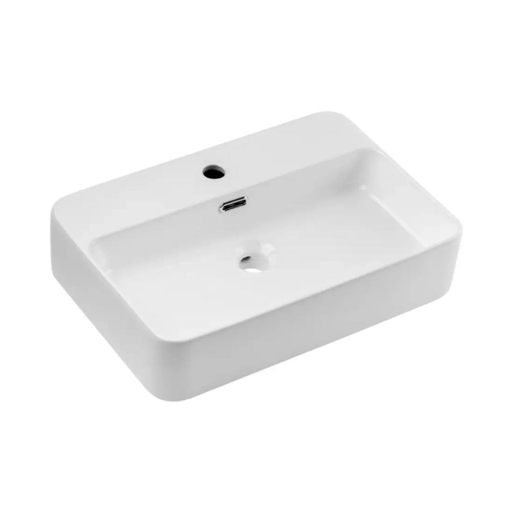 Insieme BRAZZA: mobili sottolavabo con cassetti 140cm con cesto della biancheria e nicchie visibili + top per lavabo + lavabo da appoggio