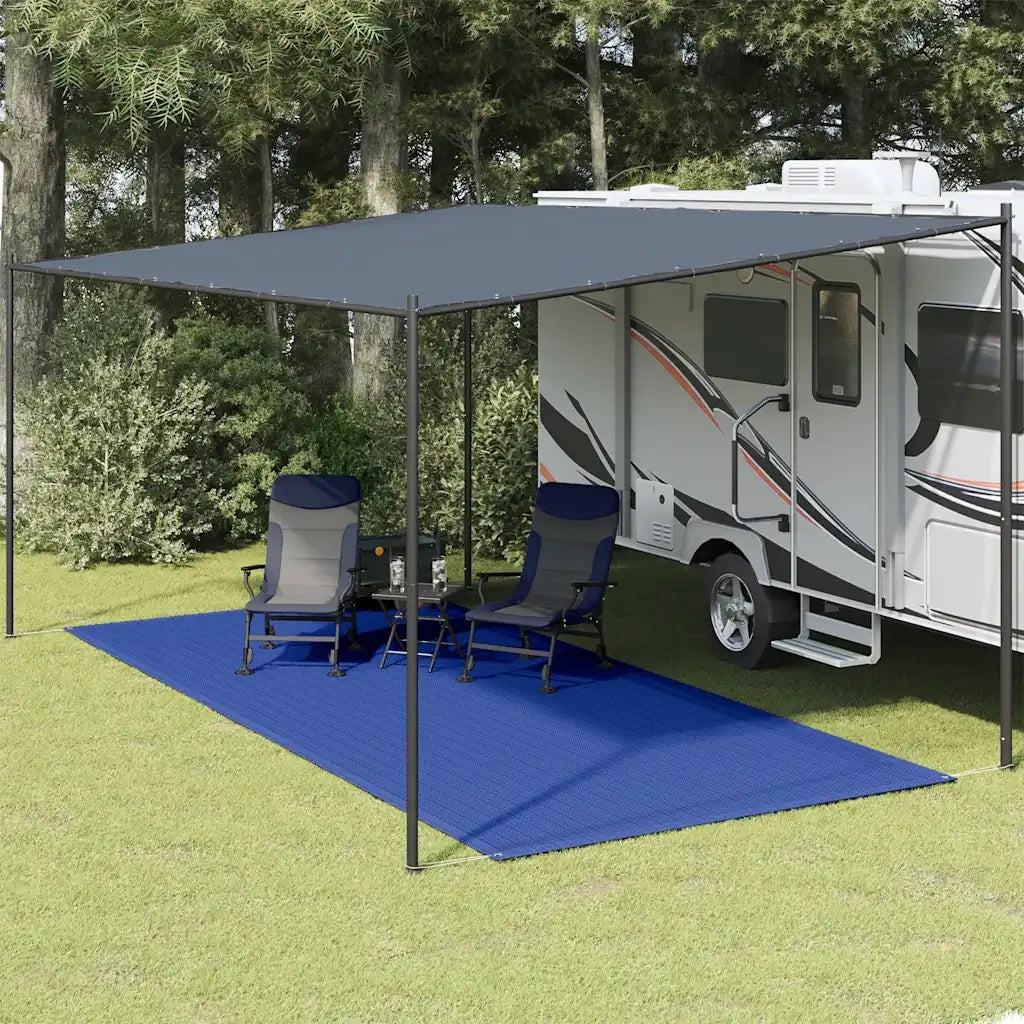 Tappeto da Tenda | Tappeto da campeggio 250x500 cm Blu