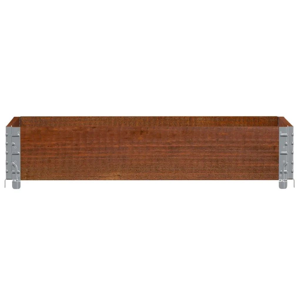 Paretale per Pallet Marrone 100x50cm in Legno Massello di Pino CFW5915756