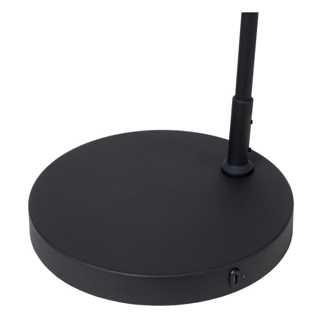 Lampada da terra nera LED 3W senza fili STIRLING Lucide