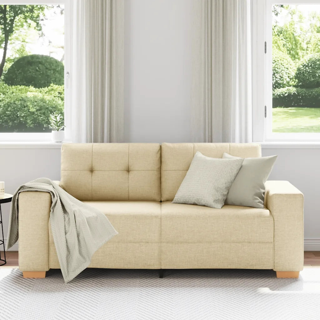 Divano Divanetto Crema 180x77x82 cm in Tessuto 4105085