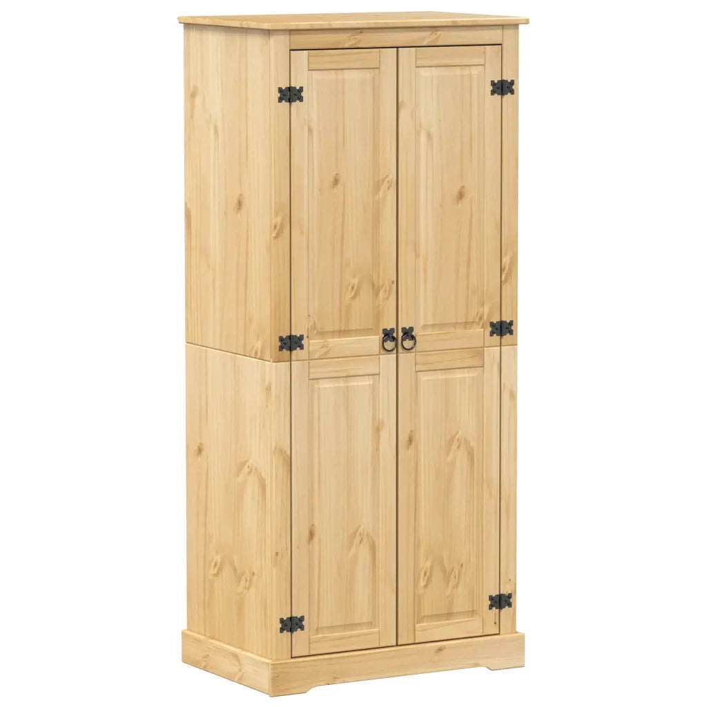 Armadio Corona 76x50x170 cm in Legno Massello di Pino 4002769