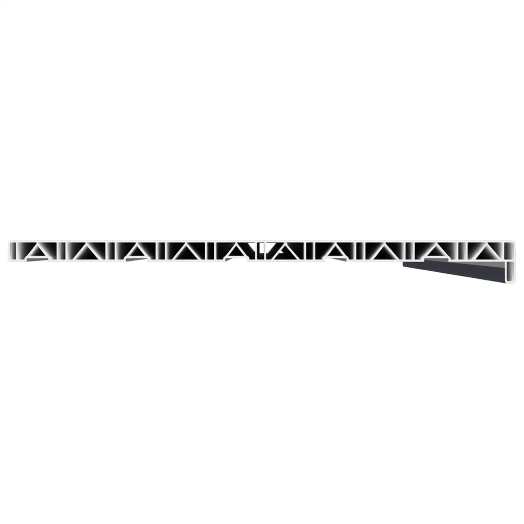 Soglia della Finestra Antracite con Venature del Legno PVC CFW3164294
