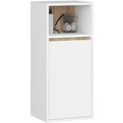 Mobile bagno sospeso VAMI Bianco, Sonoma Quercia 35 cm 1 anta 35x30x80 cm