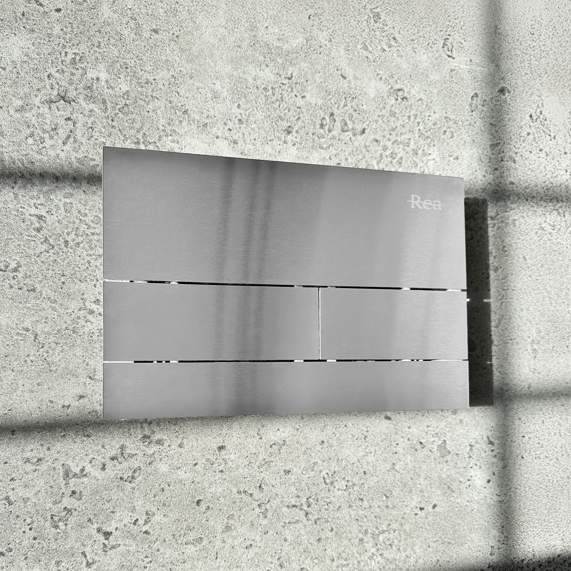 Pulsante Per Supporto Set Da Incasso Wc K011a-q Rea T Brush Steel