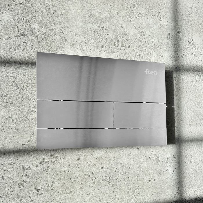 Pulsante Per Supporto Set Da Incasso Wc K011a-q Rea T Brush Steel