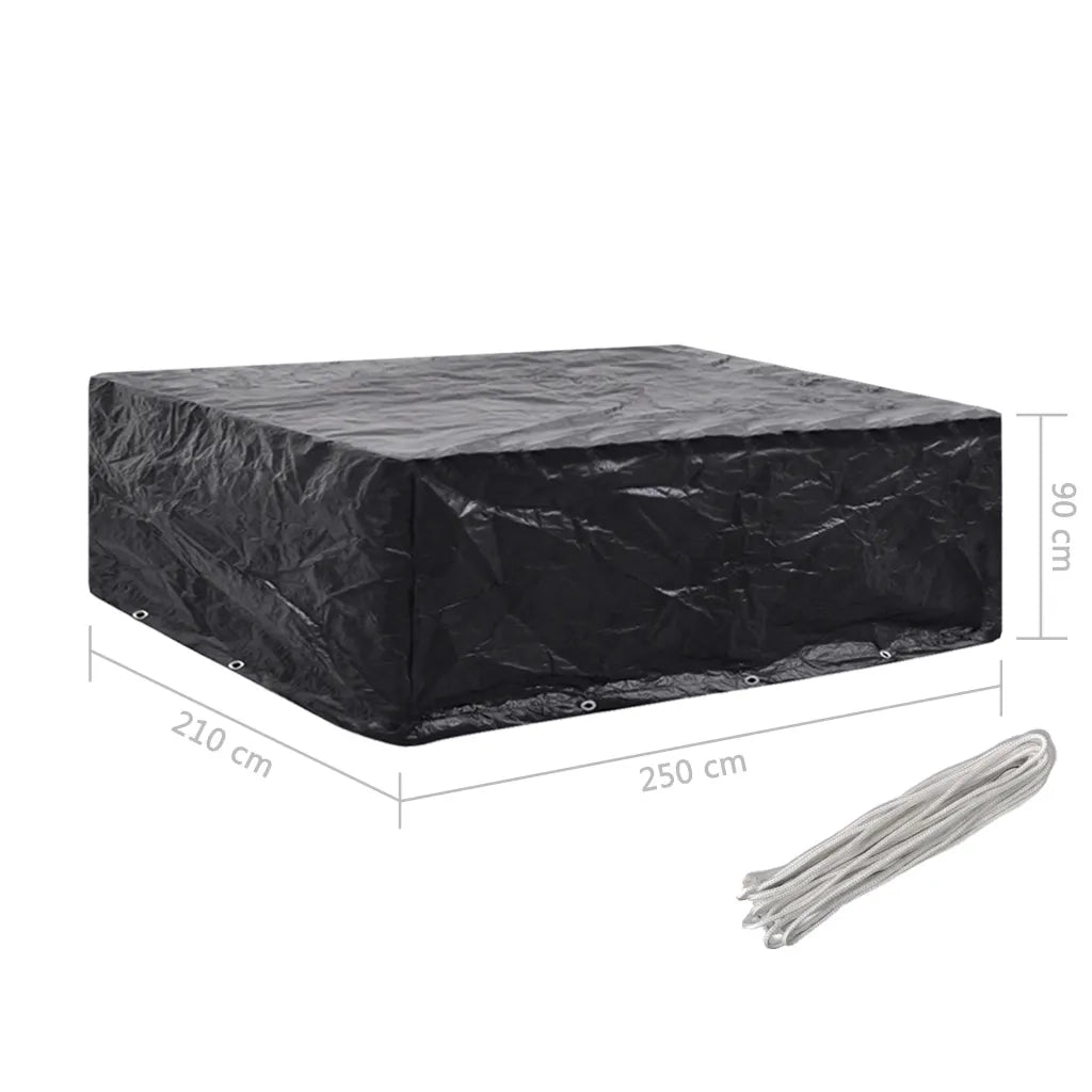 Copertura per Mobili da Giardino con 8 Occhielli 250x210x90 cm 45123