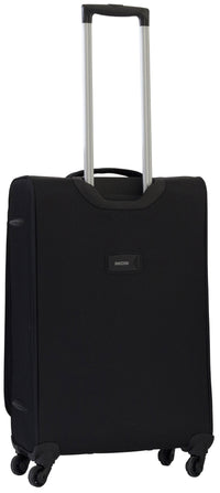 Trolley Valigia Media Morbida in Poliestere 4 Ruote TSA Ravizzoni Gin Tonic Nera