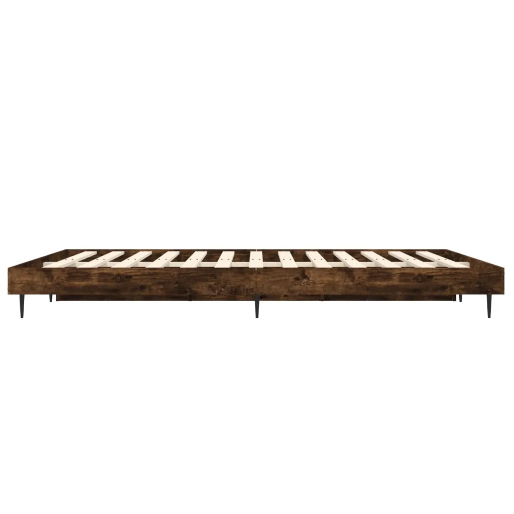 Giroletto senza Materasso Rovere Fumo 120x190 cm in Truciolato 832298