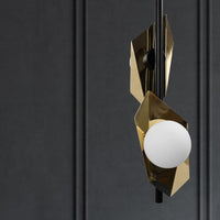 Lampada Da Soffitto App1410-cp Black Gold
