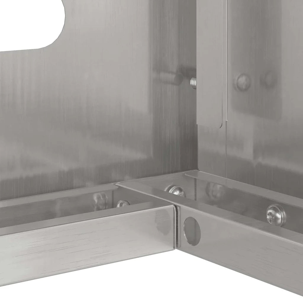Copertura per condizionatore d'aria Argento 110 x 50 x 105 cm 865915