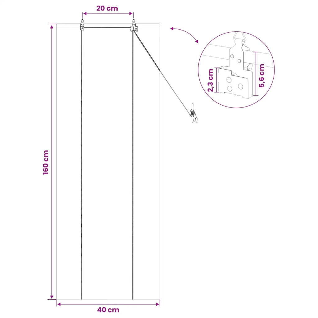 Tenda a rullo Naturale 40 x 160 cm Bambù 42040559