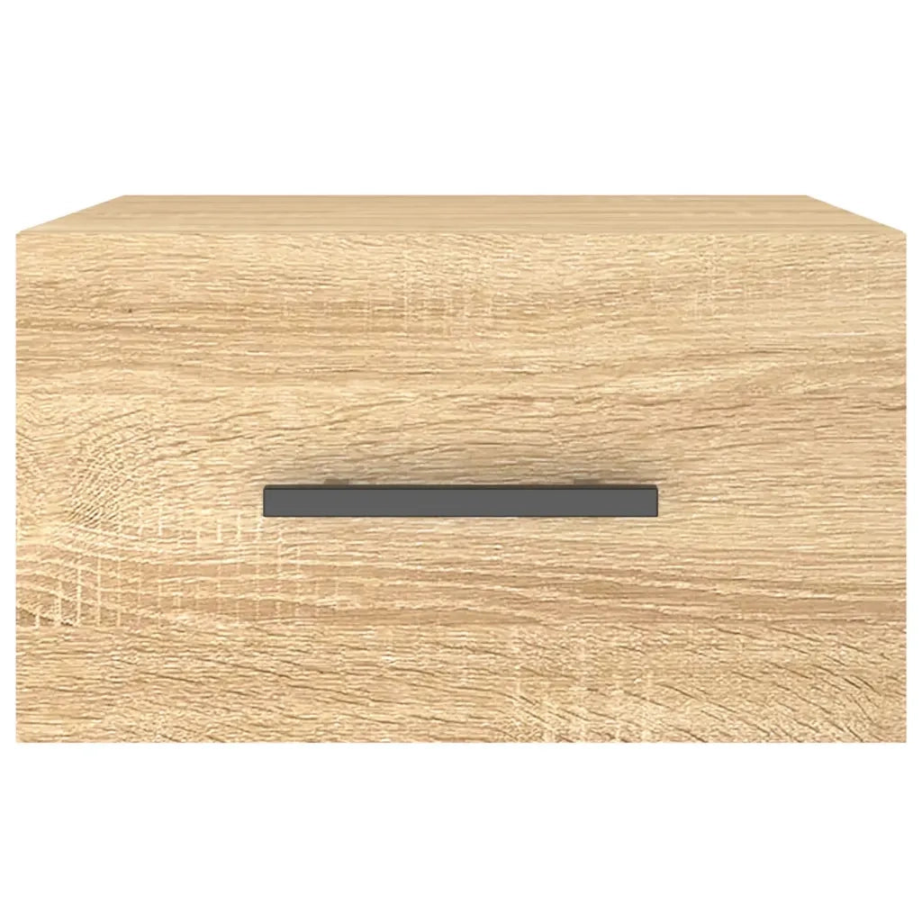 Comodino a Muro Rovere Sonoma 35x35x20 cm 829874