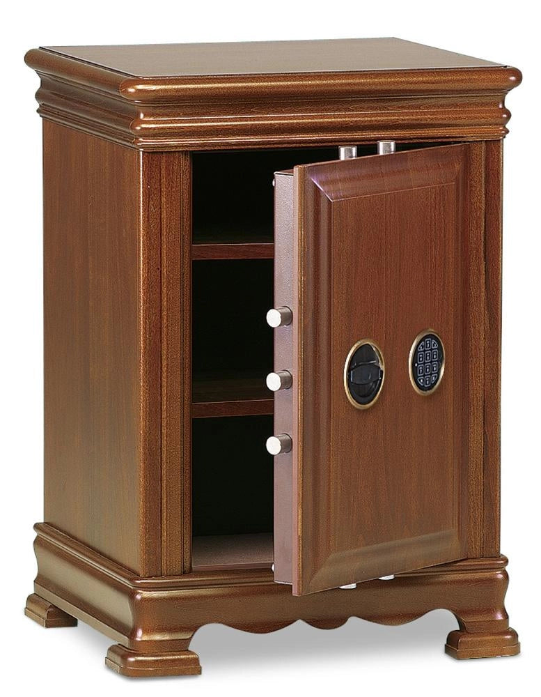 Cassaforte A Mobile Rivestita In Legno Serie Chiave Doppia Mappa Technomax 730x515x445mm