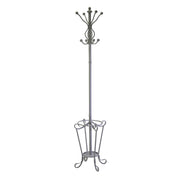 Appendiabiti a Stelo Ø40xh180 cm in Metallo Grigio