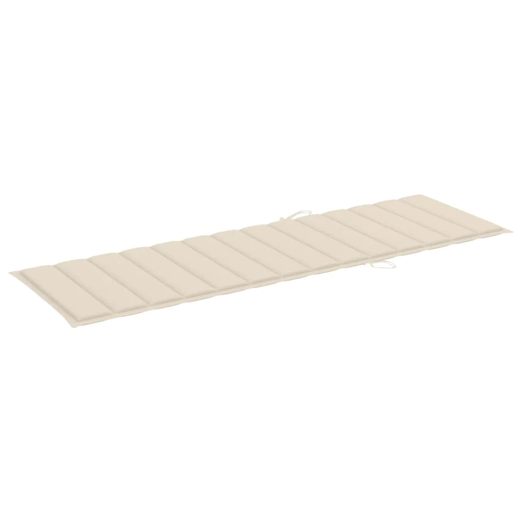 Lettino prendisole sedia a sdraio lettino prendisole letto da giardino mobili da esterno per patio con cuscino legno massello di acacia 02_0012383