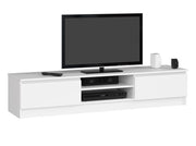 Mobile TV AKORD Bianco 160 cm 2 ante 160x40x33 cm