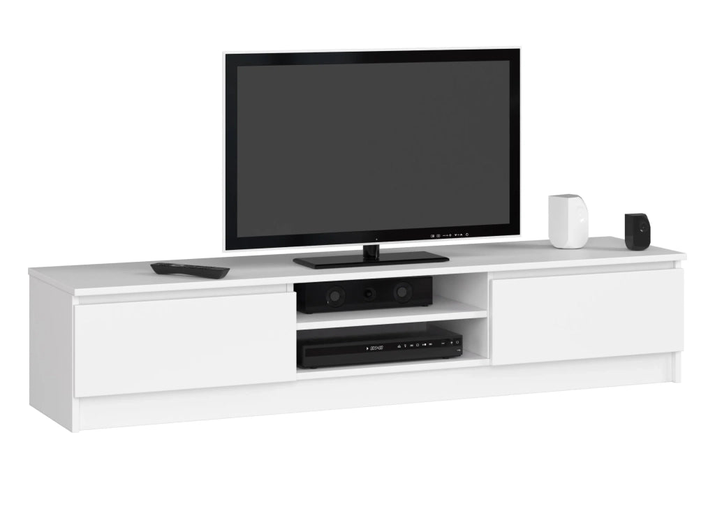 Mobile TV AKORD Bianco 160 cm 2 ante 160x40x33 cm