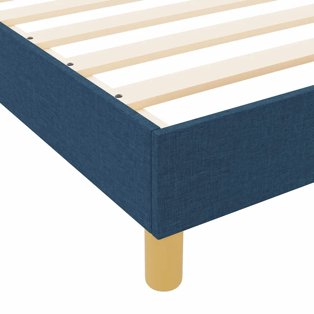 Struttura del letto con testiera Blu 80 x 200 cm Tessuto 3344766