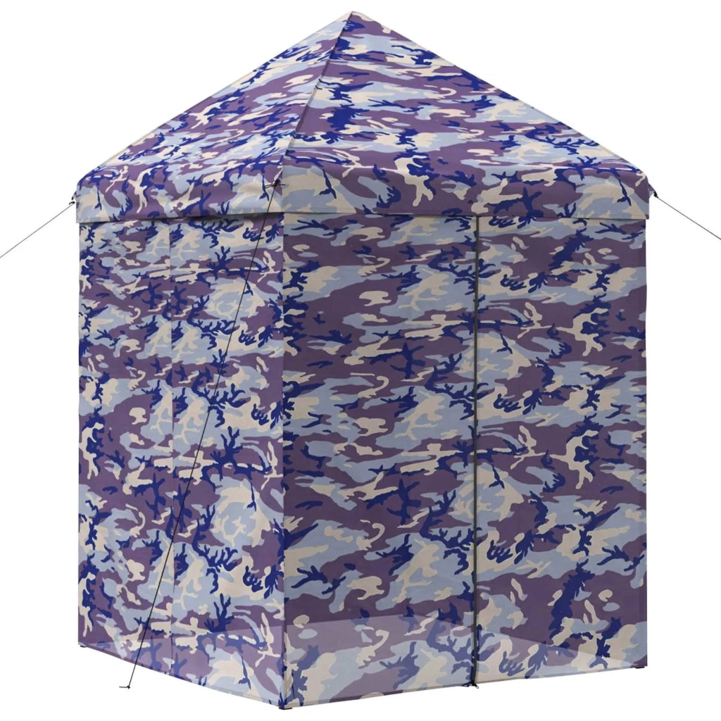 Gazebo Pop-up con 4 Pareti 2 x 2 m Blu Cacciatore 42036829