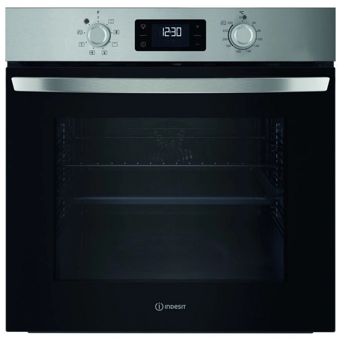 Indesit fIO 255H X Forno multifunzione inox 8 funzioni classe A 71 lt con idrolisi design moderno e capiente