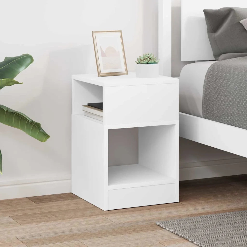 Tavolino Bianco 30,5 x 30 x 45 cm Legno multistrato