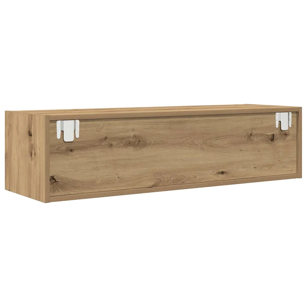 Mobile TV con cassetto rovere artigianale 100 x 31 x 25,5 cm 861534