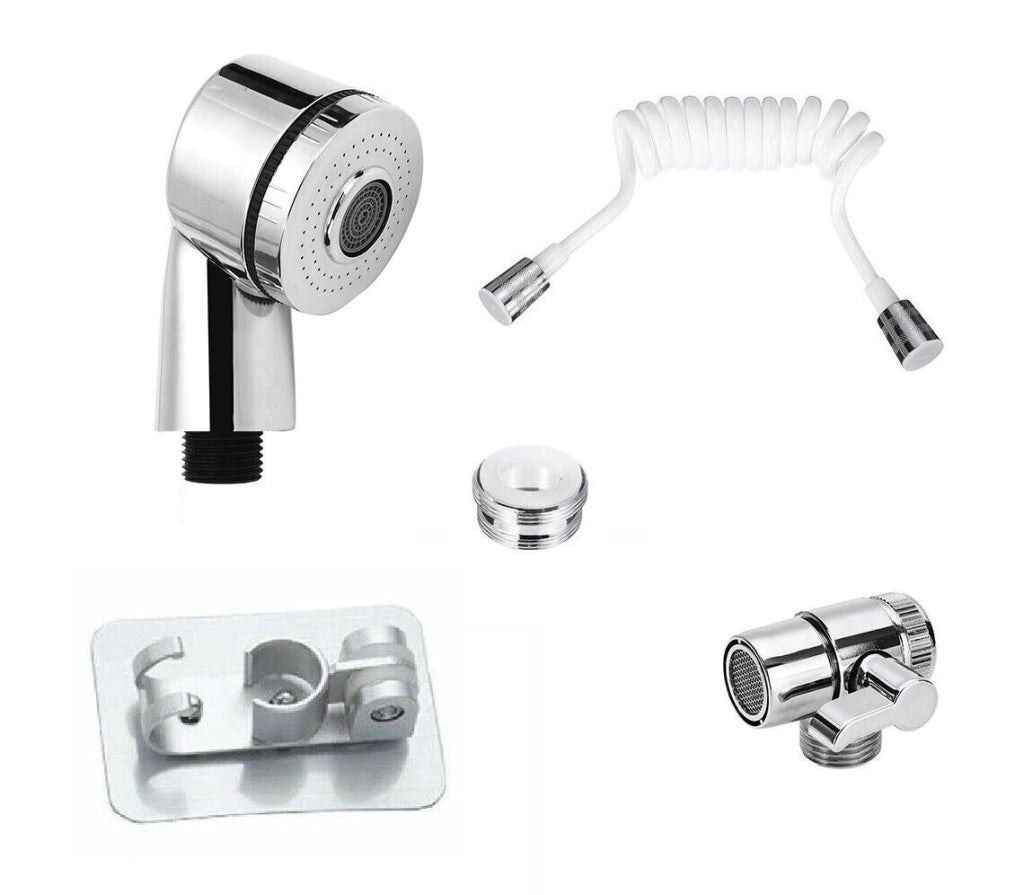 Doccia a mano doccetta portatile per lavandino + tubo e deviatore Art. 59417