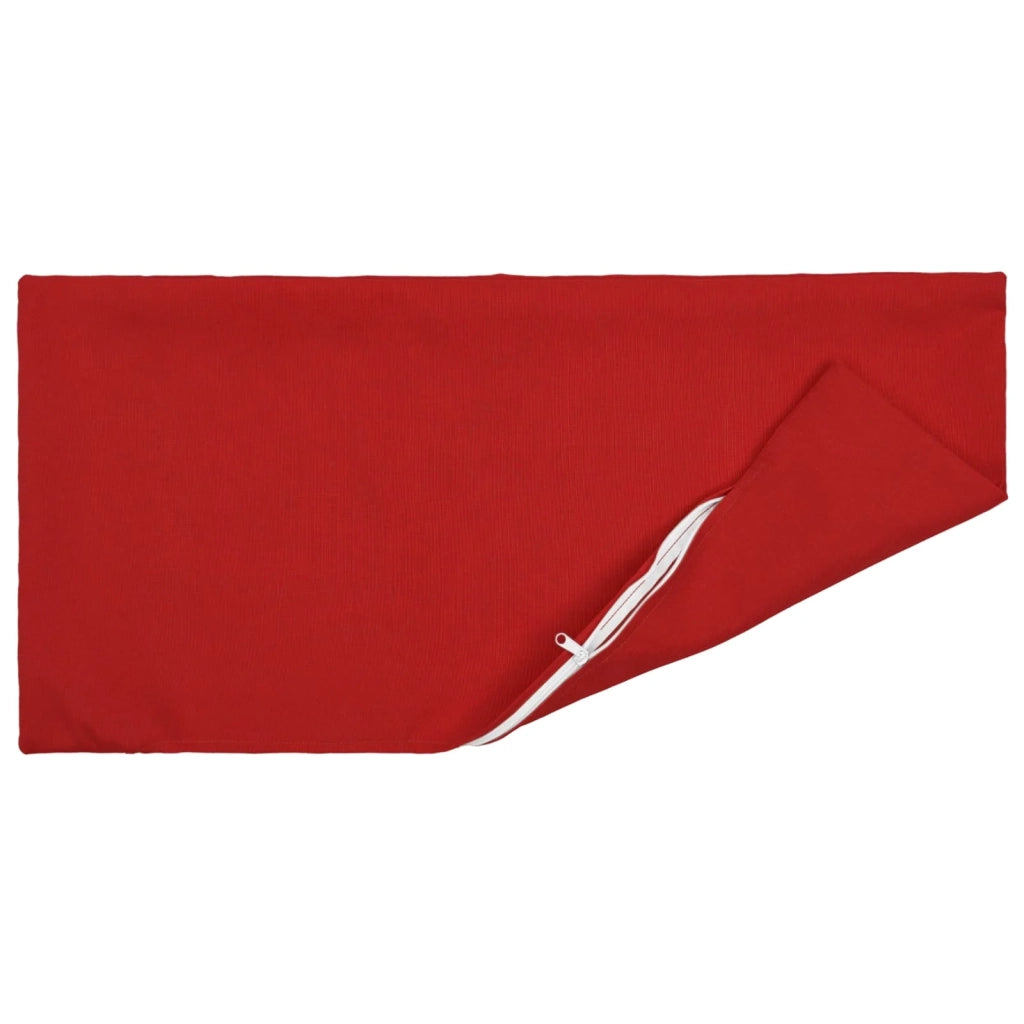Cuscino con cuscino HEERLEN 2 pz Rosso Tessuto 927376