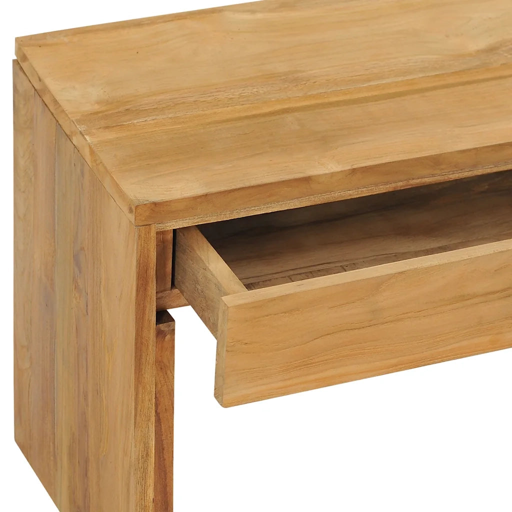 Mobile Porta TV 100x35x45 cm in Legno Massello di Teak 288843
