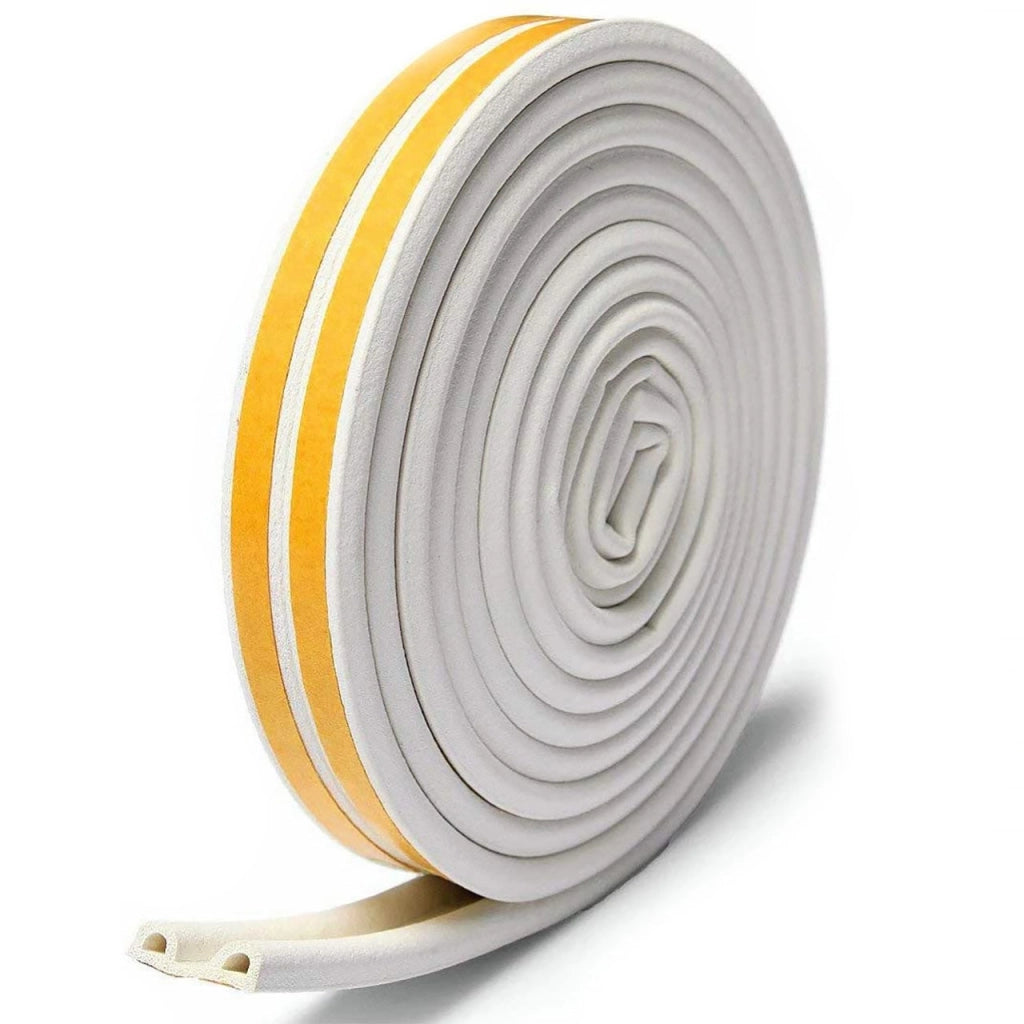 Striscia Sigillante Autoadesiva Tipo P 9x6mm – Protezione Universale per Finestre e Porte