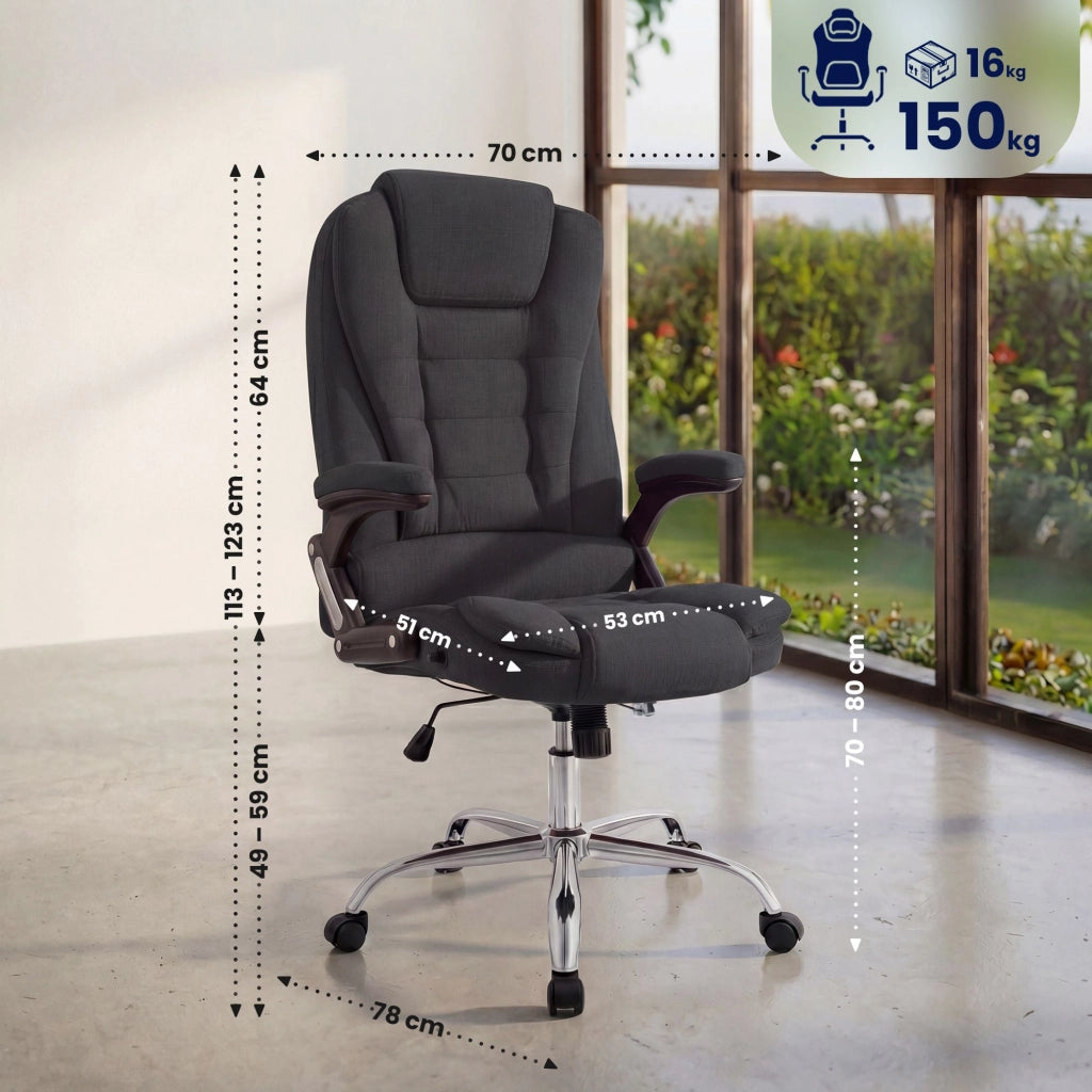 Sedia da ufficio in tessuto Thor 3