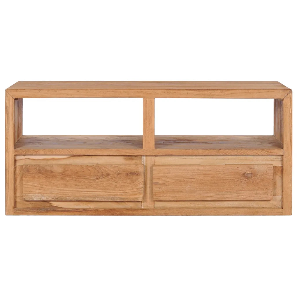 Mobile Porta TV 90x30x40 cm in Legno Massello di Teak 282848