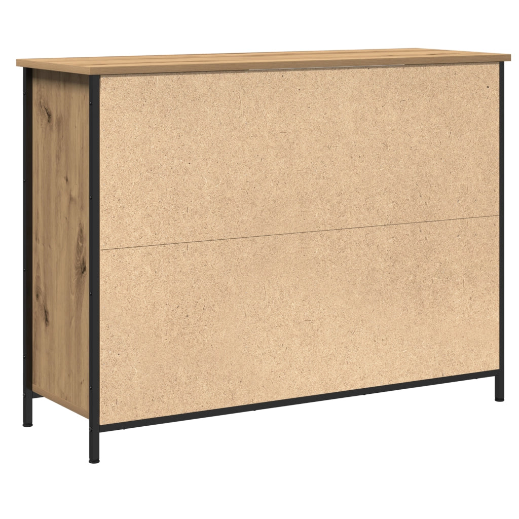 Mobile Artisan in Rovere 100x35x75 cm Legno Ingegnerizzato
