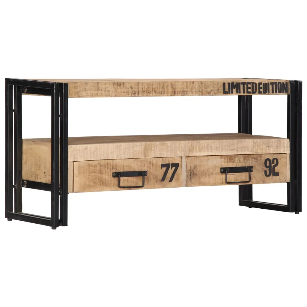Pratico mobile porta TV/credenza di design 100 cm legno massello di mango 2502272
