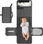 Cuscino per bambini, coprimaterasso portatile, materassino da viaggio pieghevole con tasche di stoccaggio per neonati, bambini in fasce e lattanti, per uso domestico o all'aperto