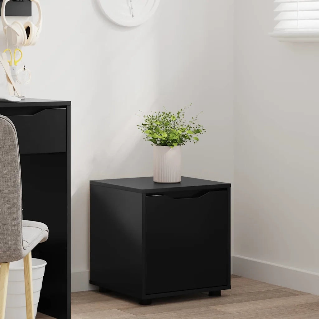 Mobile da Bagno | Armadio da bagno Nero 40,5 x 40 x 44 cm Legno multistrato