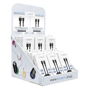 ESPOSITORE DA BANCO PER CAVI USB 'LS-ESC02B' 32 pz - completo  - LOSTECH