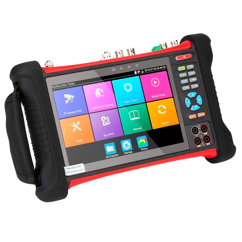 Tester TVCC IPC Multitasking telecamere HDTVI, HDCVI, AHD, CVBS e IP (4K) Schermo LCD 7"<br />WiFi / Multimetro digitale