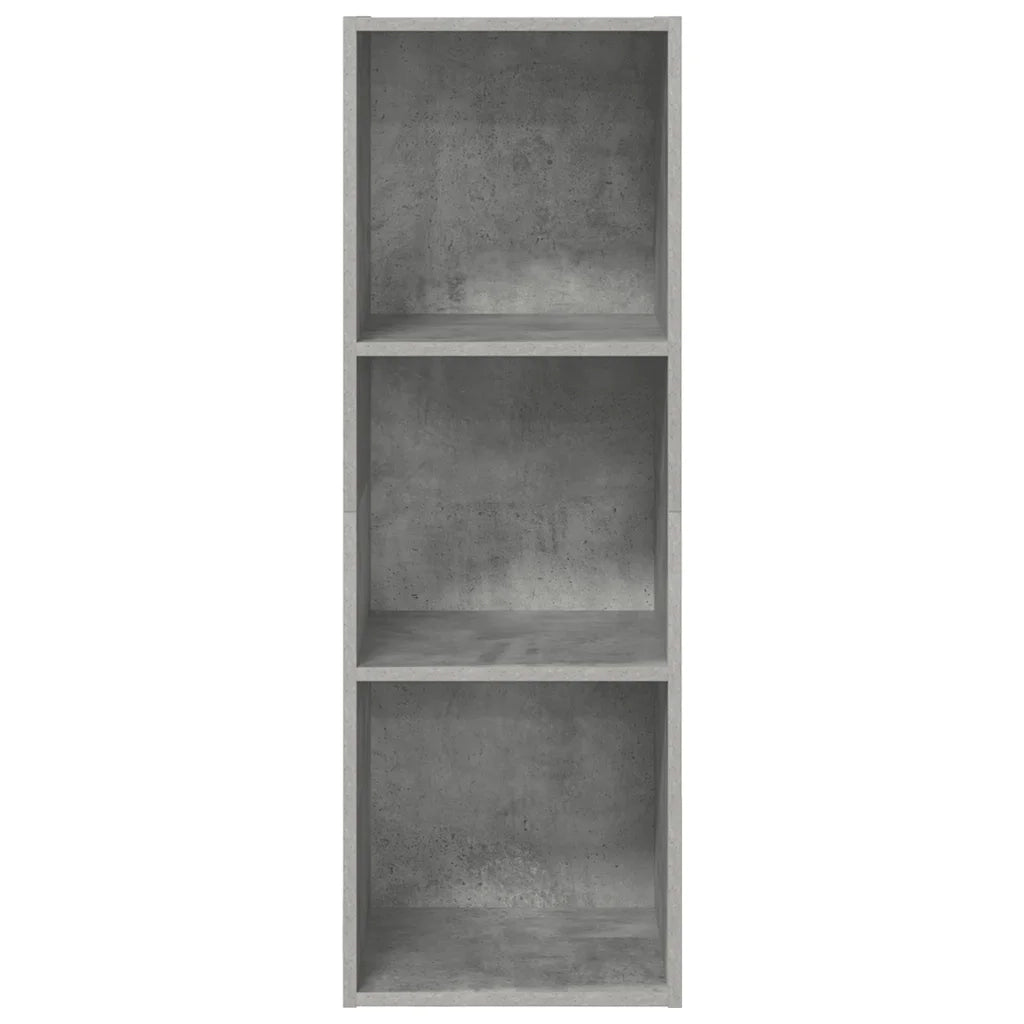 Mobile TV a Parete-Mobile TV a Muro Grigio Cemento 37x37x107cm Legno Multistrato