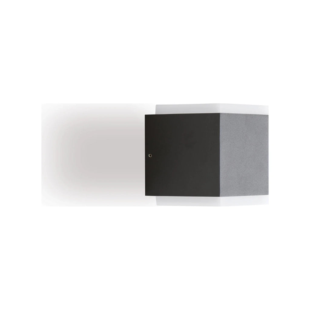 Applique Esterno Interno In Alluminio Grigio Led 7,2+7,2W 700 Lm 3000K Tango