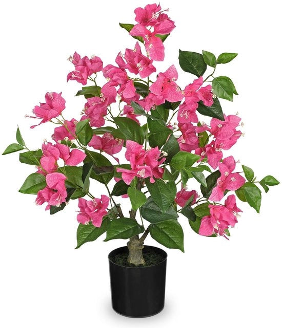 Fiori di Bougainvillea Artificiali 67 cm - Fioriera Decorativa - Testura Realistica - Pianta Finta per Camera da Letto/Soggiorno