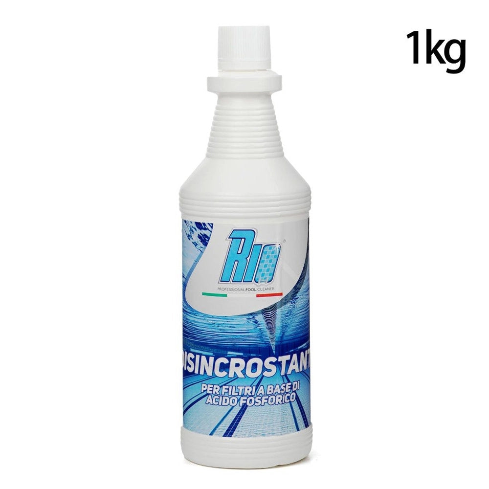 Trade Shop - Disincrostante Liquido Per Pulizia Filtri Manutenzione Piscine Disinfettante 1kg 655431a -