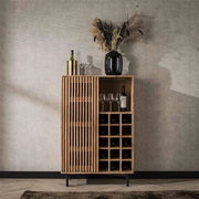 Credenza in legno di acacia 80 cm 1 porta
