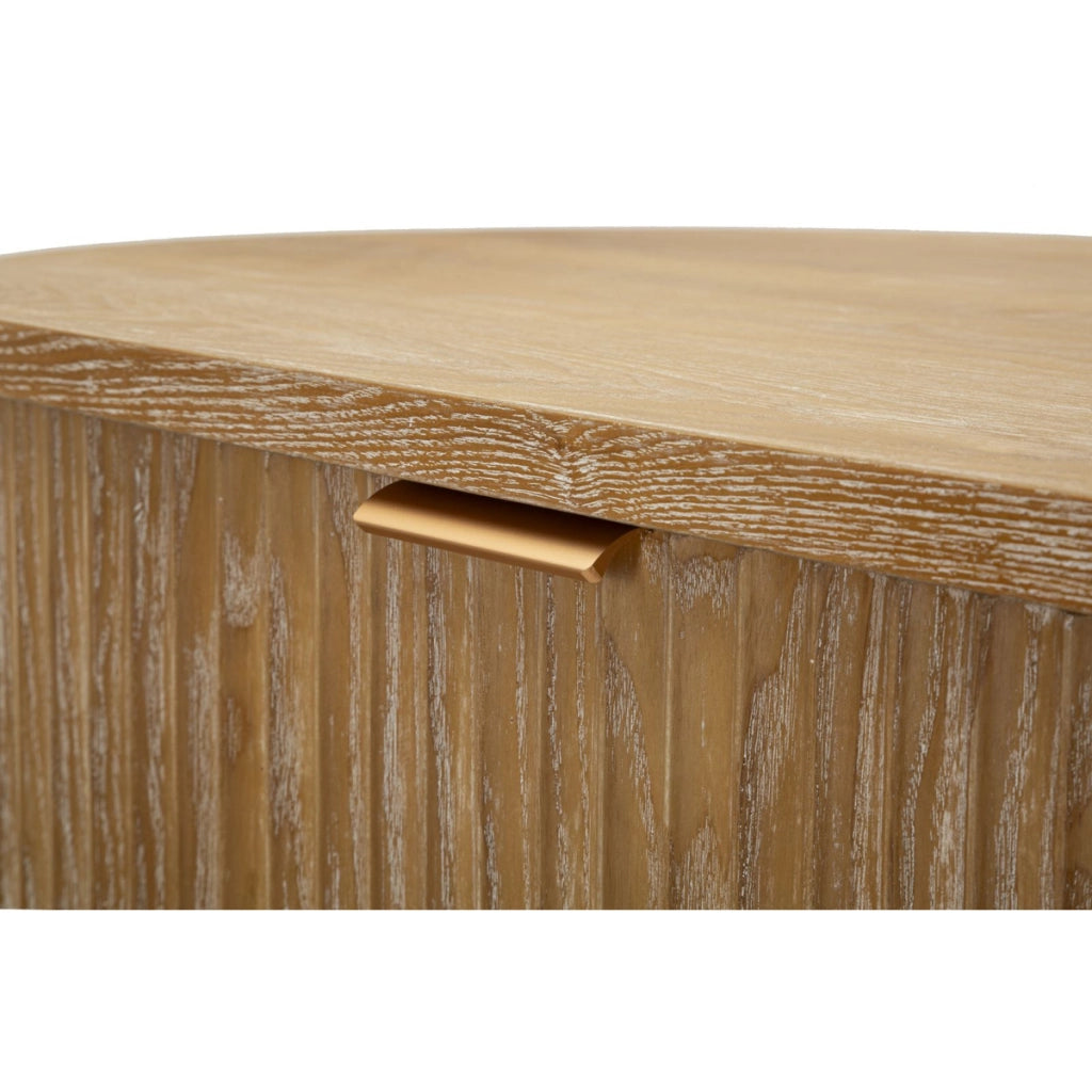 Credenza VKH767, Marrone, Legno, 81x46x82 cm