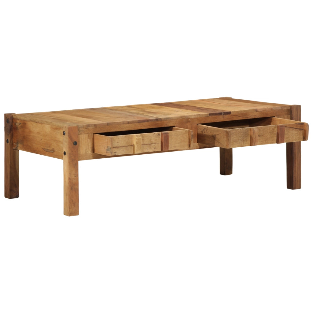 Tavolino da CaffÃ¨ 110x55x35 cm Legno massello di recupero