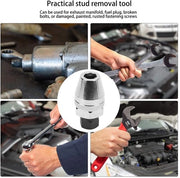 Rimozione Bout Universale per Ronde Tapparelle - 3/8in Azionamento - Acciaio Inox - Per 1/4in-1/2in Tapparelle Ronde - Regolabile - Durezza HRC40-45 - Robustezza - Estrattore di Viti