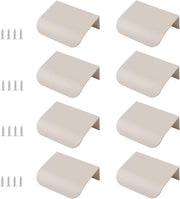 Vitamina Premium - Maniglia a Tirare 8 pezzi - Lega di Alluminio Maniglia Invisibile - Hardware per Armadi e Comparti - 50 mm - Grigio Cashmere