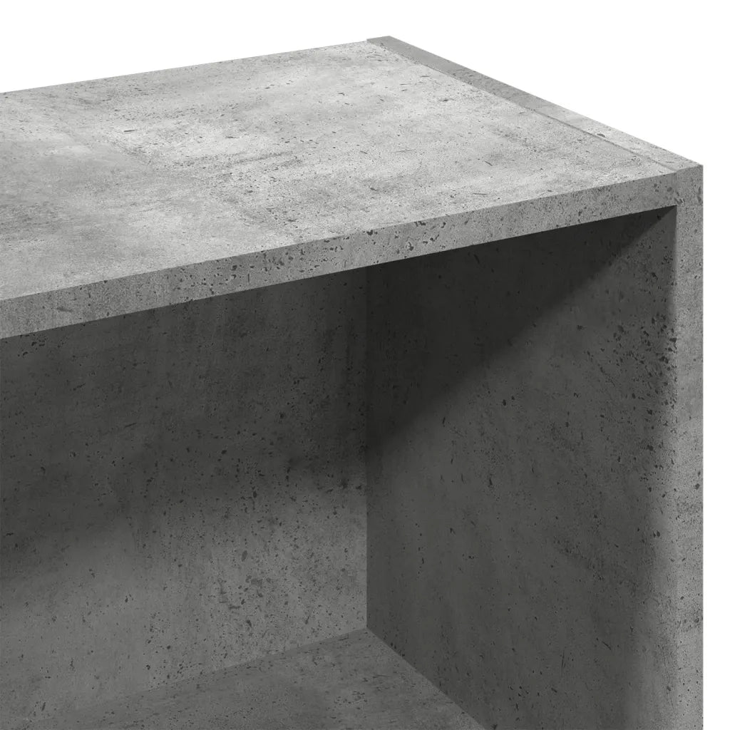 vidaXL Libreria Grigio Cemento 57x28,5x107,5 cm in Legno Multistrato